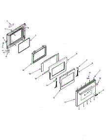 03 - Door Assembly parts for Jenn-Air Range PRG3610LP from AppliancePartsPros.com