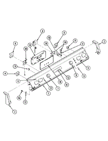 04 - Control Panel parts for Jenn-Air Range SCE4340B from AppliancePartsPros.com