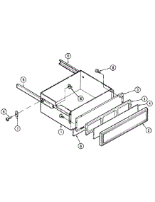 06 - Drawer Assy. parts for Jenn-Air Range SCE4340B-C from AppliancePartsPros.com