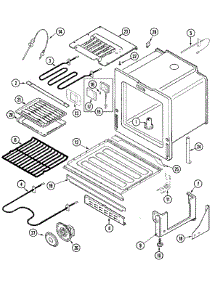 05 - Oven / Base parts for Jenn-Air Range JES9800AAS from AppliancePartsPros.com