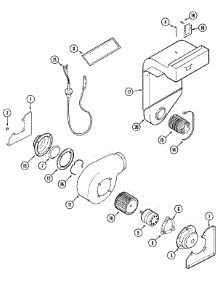 02 - Blower & Convect Assy. parts for Jenn-Air Range SVD48600WC from AppliancePartsPros.com