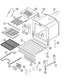 05 - Oven / Base parts for Jenn-Air Range JES9860AAS from AppliancePartsPros.com