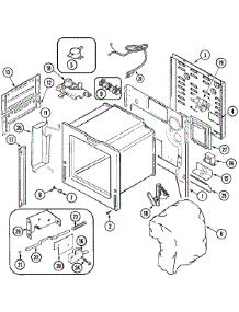 02 - Body parts for Jenn-Air Range JES9860ACW from AppliancePartsPros.com