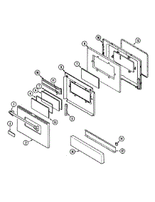 04 - Door / Access Panel (Acp) parts for Jenn-Air Range JDS9860ACP from AppliancePartsPros.com