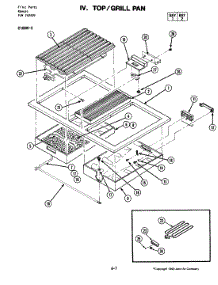 10 - Top / Grill Pan parts for Jenn-Air Range S156W-C from AppliancePartsPros.com