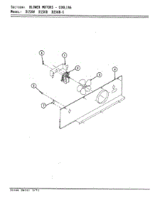 03 - Blower Motor (Cooling D156b & D156w) parts for Jenn-Air Range D156B from AppliancePartsPros.com