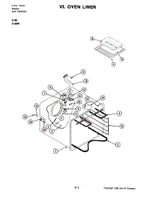 06 - Oven parts for Jenn-Air Range D146W from AppliancePartsPros.com
