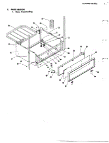 02 - Base / Freestanding parts for Jenn-Air Range F100 from AppliancePartsPros.com