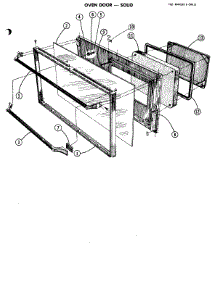 04 - Oven Door (Solid) parts for Jenn-Air Range 88369 from AppliancePartsPros.com