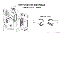 02 - Control Panel (Microwave) parts for Jenn-Air Range F221 from AppliancePartsPros.com