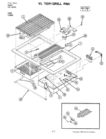 10 - Top Assembly parts for Jenn-Air Range S166 from AppliancePartsPros.com