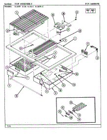 09 - Top Assembly parts for Jenn-Air Range S136-C from AppliancePartsPros.com
