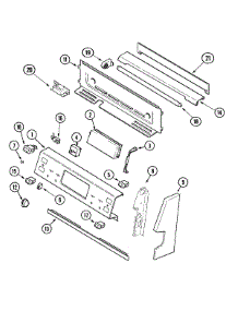 02 - Control Panel parts for Jenn-Air Range JER8850BAQ from AppliancePartsPros.com