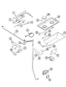 05 - Gas Controls parts for Jenn-Air Range JDS9860ACB from AppliancePartsPros.com