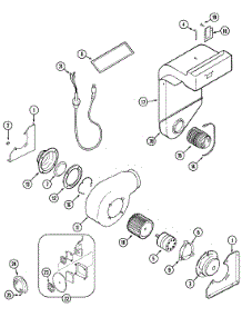 02 - Blower & Convect Assy. (Pt,Pu Models) parts for Jenn-Air Range SVD48600PU from AppliancePartsPros.com
