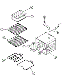 07 - Oven (Pf,Pg,Pk,Pr Models) parts for Jenn-Air Range SVD48600PG from AppliancePartsPros.com