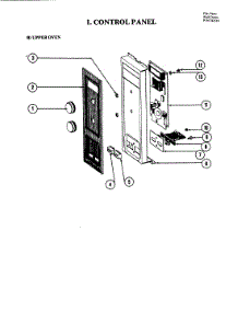 08 - Control Panel (Upper) parts for Jenn-Air Oven W204 from AppliancePartsPros.com