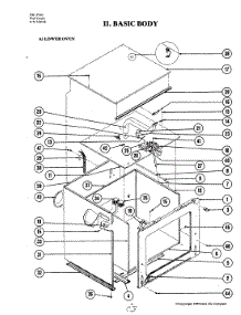 06 - Body-Lower Oven parts for Jenn-Air Oven W204 from AppliancePartsPros.com