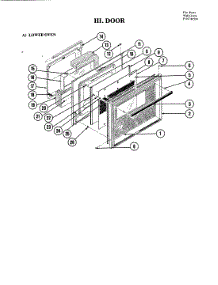 09 - Door (Lower) parts for Jenn-Air Oven W204 from AppliancePartsPros.com