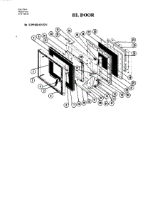 10 - Door (Upper) parts for Jenn-Air Oven W204 from AppliancePartsPros.com