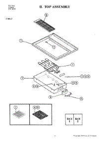 04 - Top Assembly parts for Jenn-Air Cooktop C101-J from AppliancePartsPros.com
