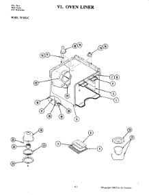 06 - Oven parts for Jenn-Air Oven W105-C from AppliancePartsPros.com