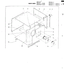 04 - Front Closure Assy. parts for Jenn-Air Oven 800181-C from AppliancePartsPros.com