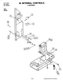 16 - Internal Controls (Upper) parts for Jenn-Air Oven W276W from AppliancePartsPros.com