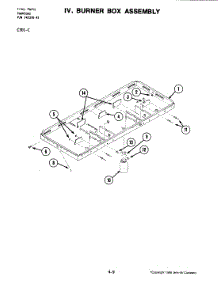 02 - Burner Box Assembly (C301-C) parts for Jenn-Air Cooktop C301-C from AppliancePartsPros.com