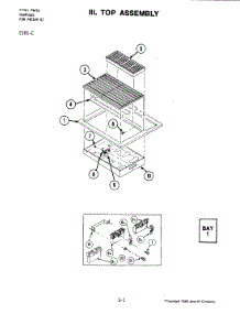 04 - Top Assembly (C101-C) parts for Jenn-Air Cooktop C101-C from AppliancePartsPros.com