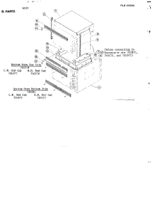 03 - Door Assembly parts for Jenn-Air Oven 800263-C from AppliancePartsPros.com