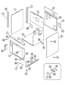 05 - Body parts for Jenn-Air Range SVD8310SU from AppliancePartsPros.com