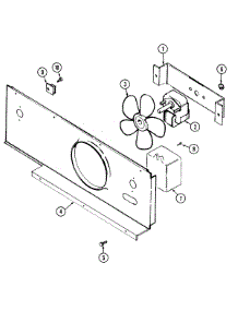 03 - Blower Motor (Cooling) parts for Jenn-Air Range SVD8310SU from AppliancePartsPros.com