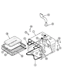 10 - Oven parts for Jenn-Air Range SVD8310SK from AppliancePartsPros.com