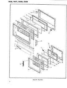 04 - Door parts for Jenn-Air Oven 2538 from AppliancePartsPros.com