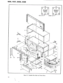 02 - Body parts for Jenn-Air Oven 2538 from AppliancePartsPros.com