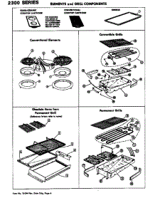 05 - Elements & Grills parts for Jenn-Air Cooktop 2485 from AppliancePartsPros.com
