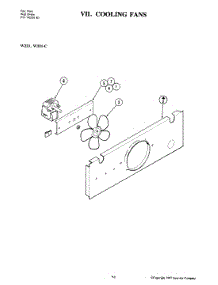 04 - Cooling Fan parts for Jenn-Air Oven W221-C from AppliancePartsPros.com