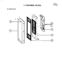 06 - Control Panel (Upper) parts for Jenn-Air Oven W224 from AppliancePartsPros.com