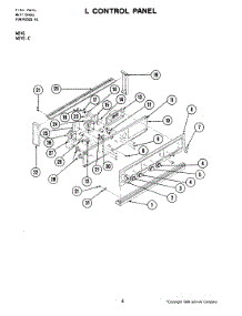 02 - Control Panel parts for Jenn-Air Oven W241 from AppliancePartsPros.com