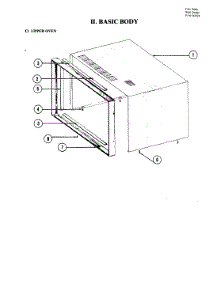 03 - Body (Upper) parts for Jenn-Air Oven W224 from AppliancePartsPros.com