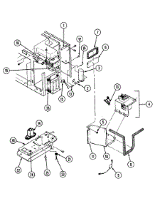 08 - Internal Controls(Rcm47jw-14T / Rcm47j-14T parts for Jenn-Air Oven WME3020B from AppliancePartsPros.com