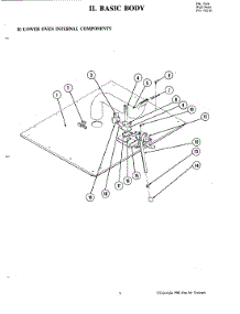 02 - Basic Body-Lower Oven / Internal (W205) parts for Jenn-Air Oven W205 from AppliancePartsPros.com