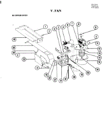 11 - Fan (Upper) parts for Jenn-Air Oven W224 from AppliancePartsPros.com