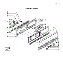 03 - Control Panel parts for Jenn-Air Oven W240 from AppliancePartsPros.com