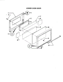 05 - Door (Lower) parts for Jenn-Air Oven W240 from AppliancePartsPros.com