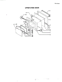 06 - Door (Upper) parts for Jenn-Air Oven W240 from AppliancePartsPros.com