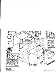 02 - Body-Upper parts for Jenn-Air Oven W240 from AppliancePartsPros.com