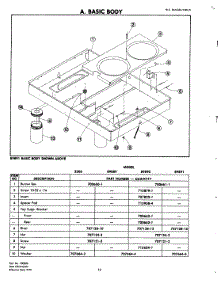 02 - Body parts for Jenn-Air Cooktop 89889 from AppliancePartsPros.com