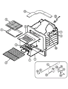 08 - Oven parts for Jenn-Air Oven WME3020W from AppliancePartsPros.com